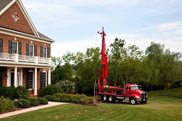 Old and New Houses Drilling Fields